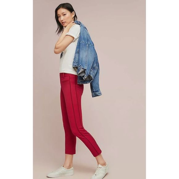 Anthropologie Slim ankle Trousers Pants 8 NEW - Picture 3 of 6